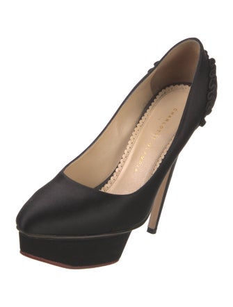 Charlotte Olympia Satin Pumps