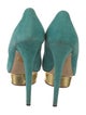 Charlotte Olympia Suede Pumps
