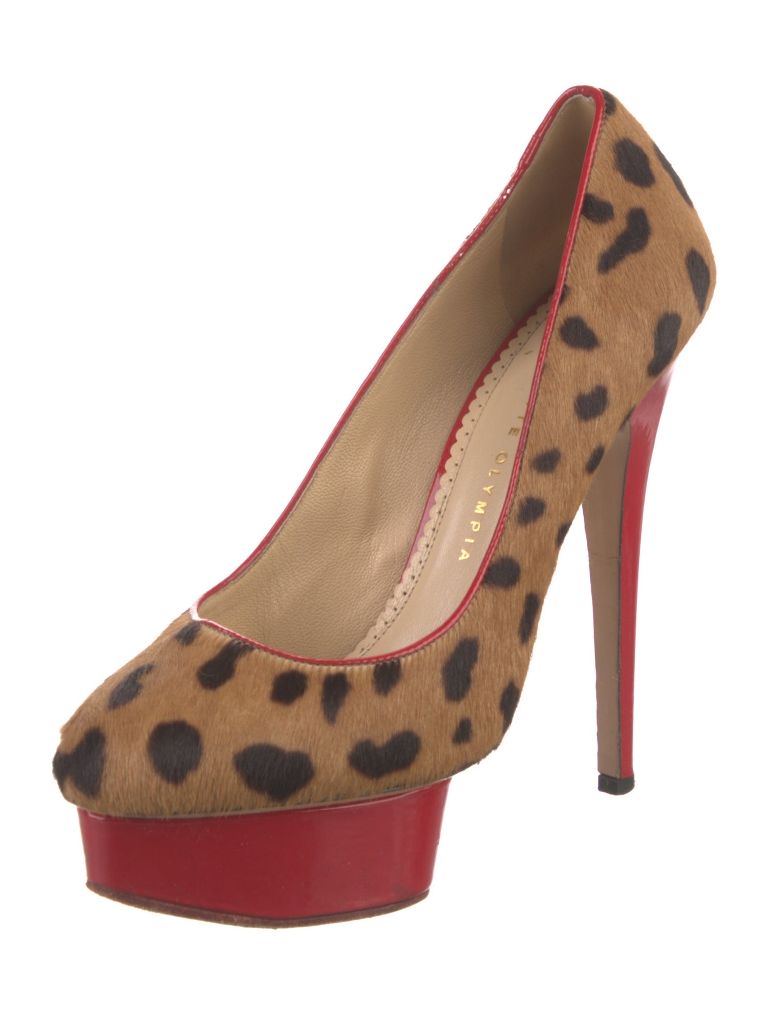 Charlotte Olympia Ponyhair Animal Print Pumps