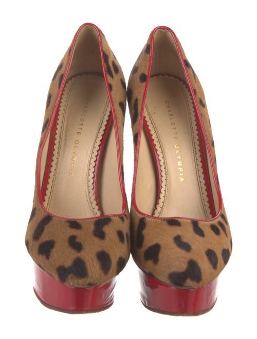 Charlotte Olympia Ponyhair Animal Print Pumps