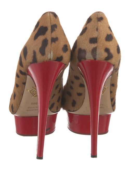 Charlotte Olympia Ponyhair Animal Print Pumps