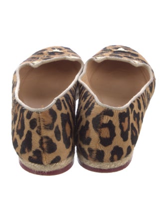 Charlotte Olympia Ponyhair Animal Print Espadrilles