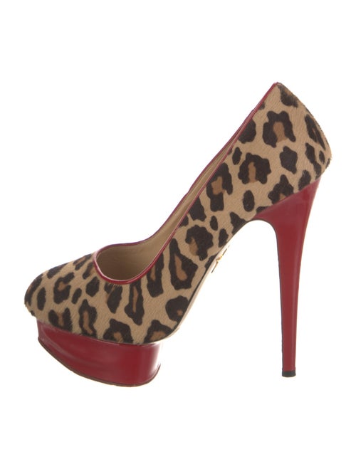 Charlotte Olympia Ponyhair Animal Print Pumps