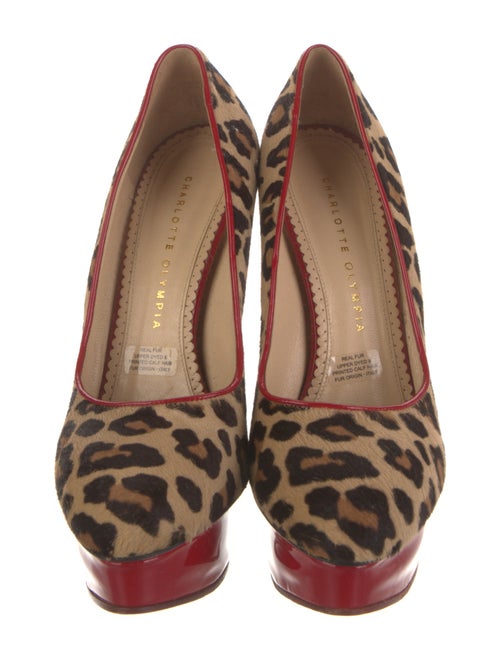 Charlotte Olympia Ponyhair Animal Print Pumps