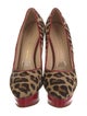 Charlotte Olympia Ponyhair Animal Print Pumps