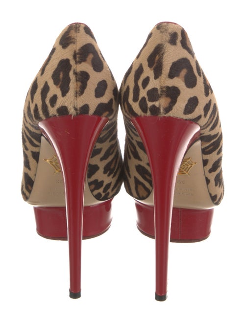 Charlotte Olympia Ponyhair Animal Print Pumps