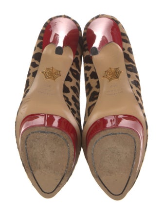 Charlotte Olympia Ponyhair Animal Print Pumps