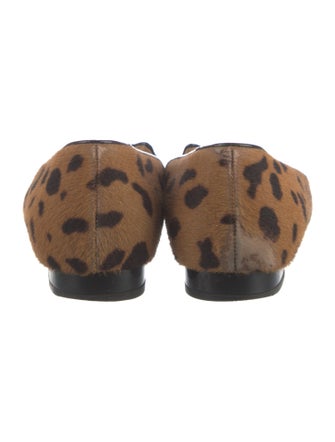 Charlotte Olympia Ponyhair Animal Print Loafers
