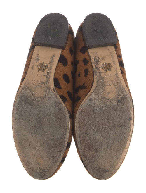 Charlotte Olympia Ponyhair Animal Print Loafers