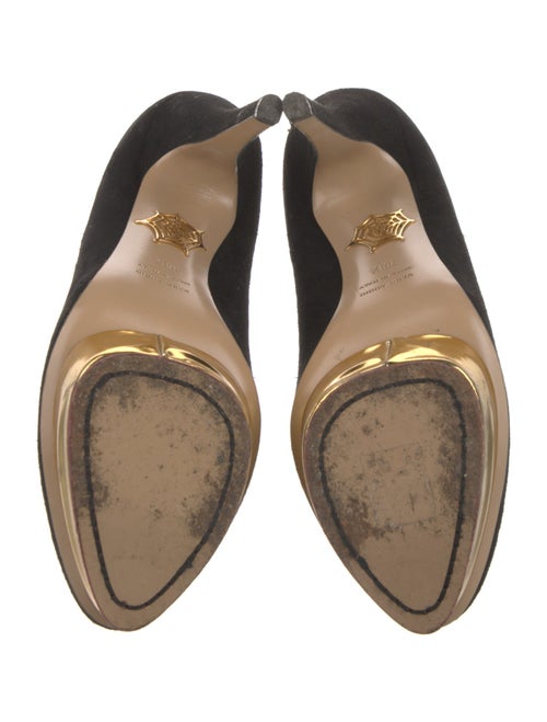 Charlotte Olympia Suede Pumps