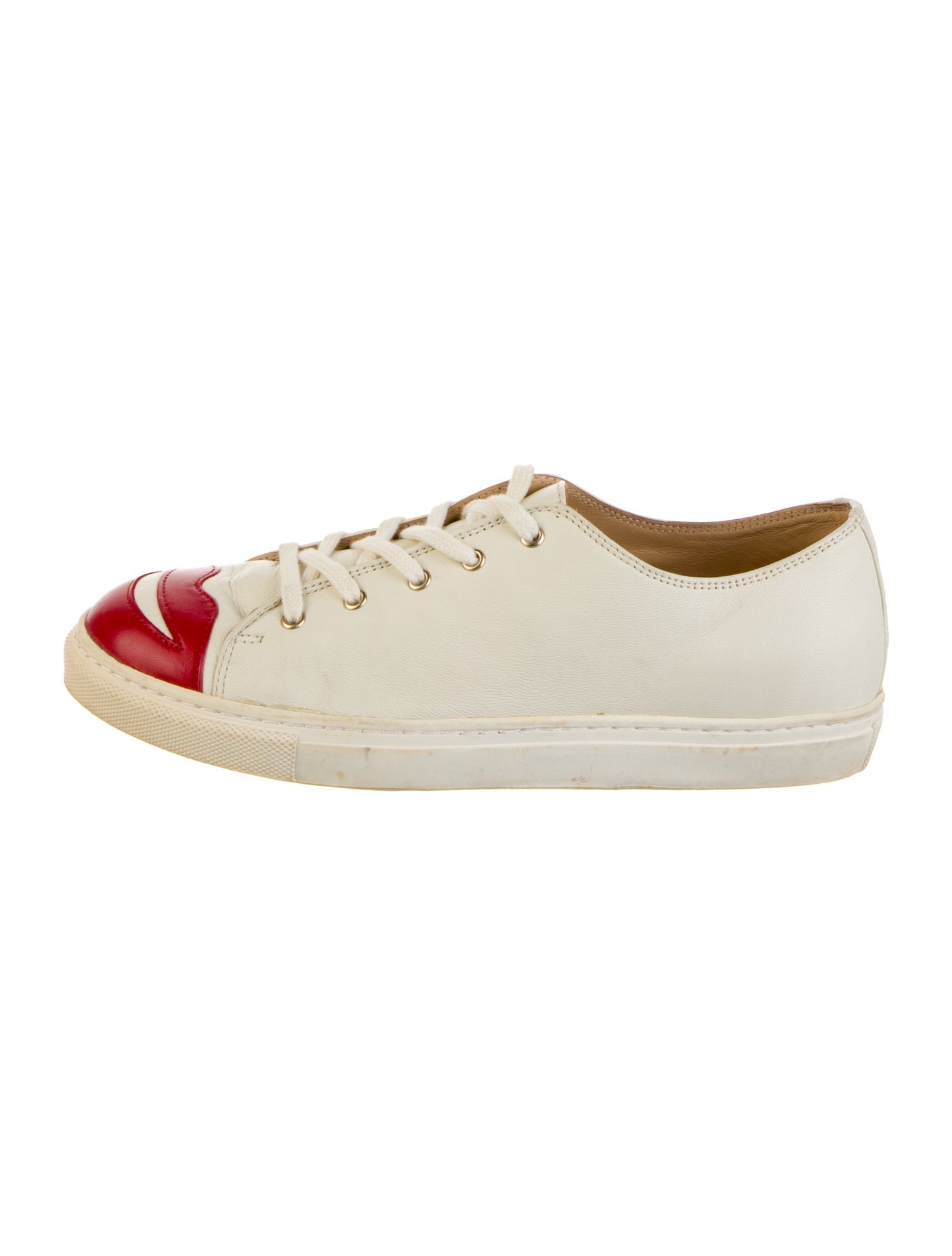 Charlotte Olympia Leather Sneakers