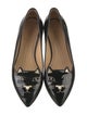 Charlotte Olympia Patent Leather Embroidered Accent Loafers