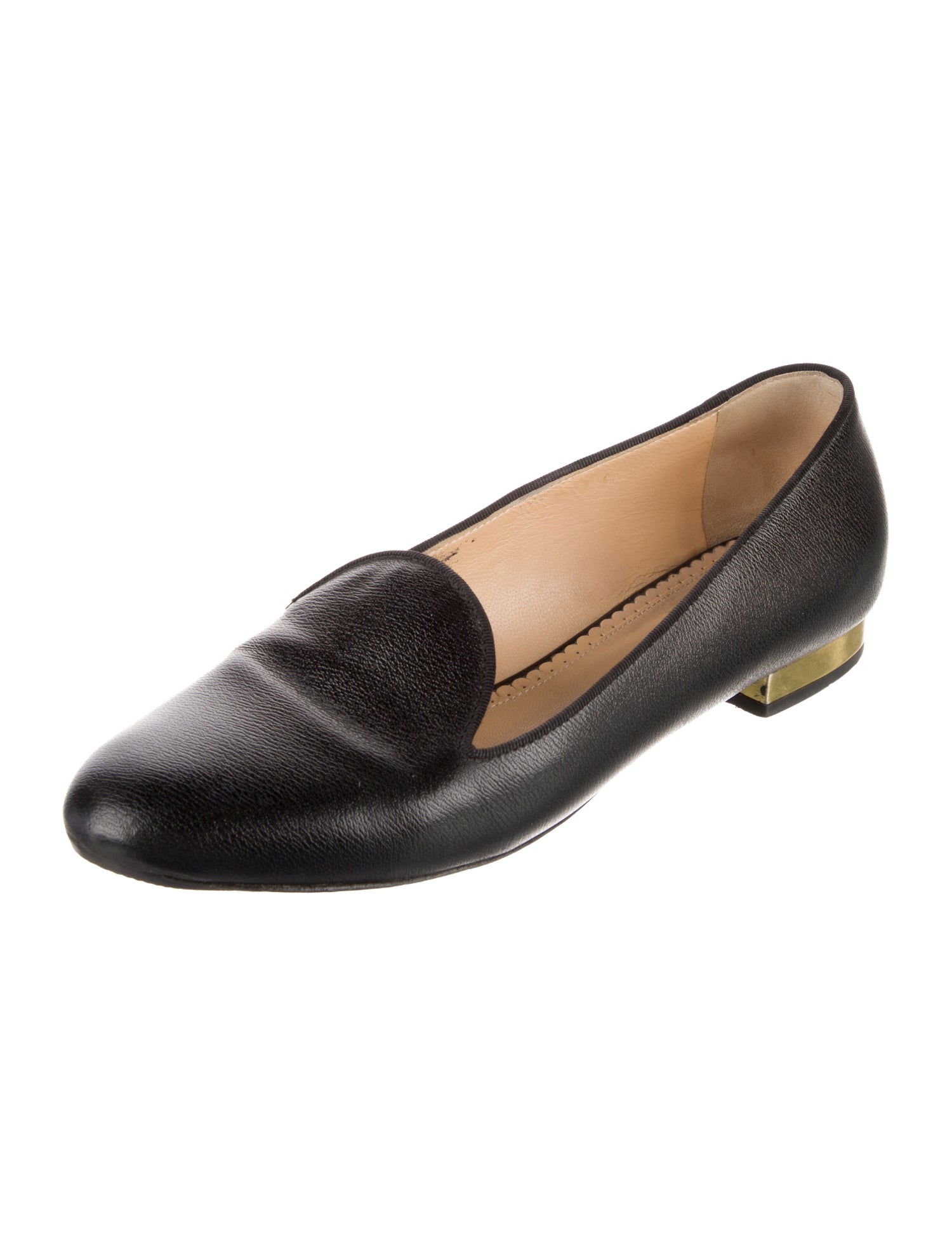 Charlotte Olympia Leather Loafers