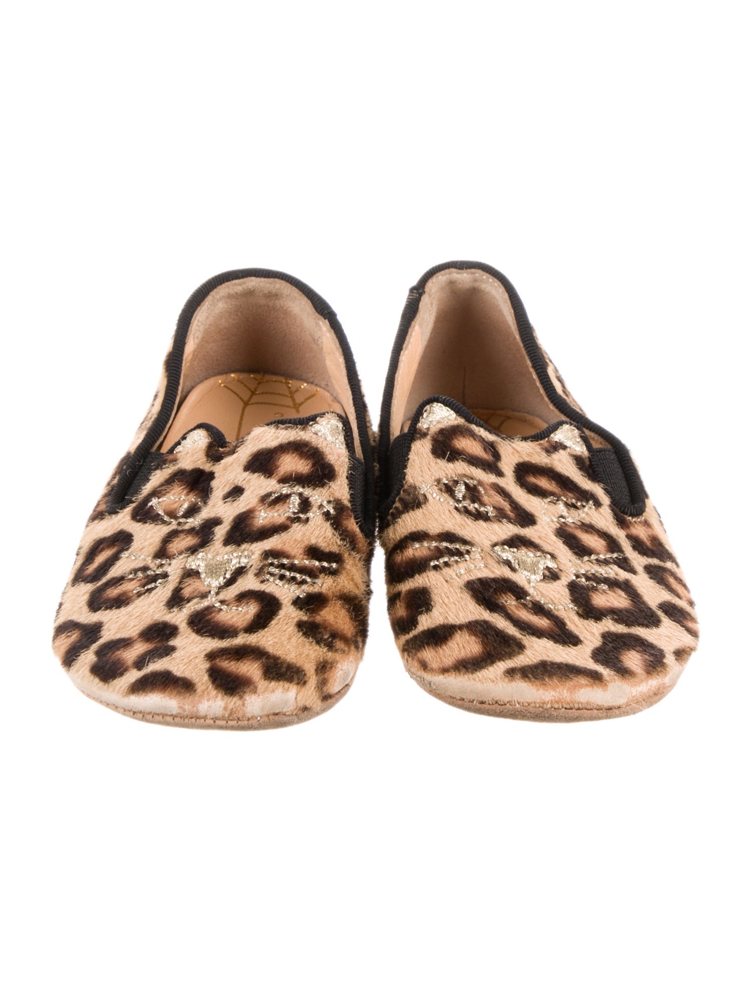 Charlotte Olympia Infant Girls' Cheetah Print Flats