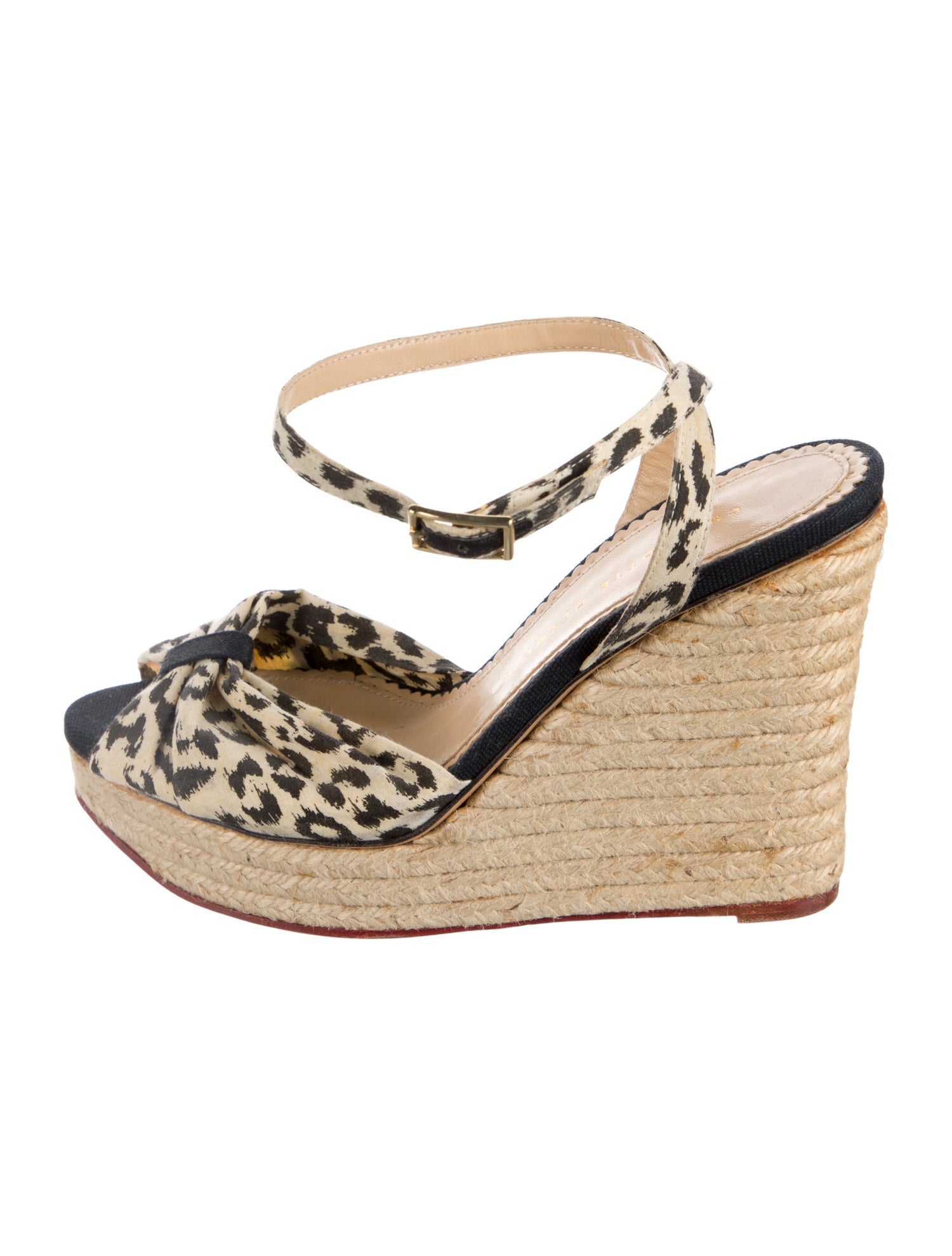 Charlotte Olympia Animal Print Espadrilles