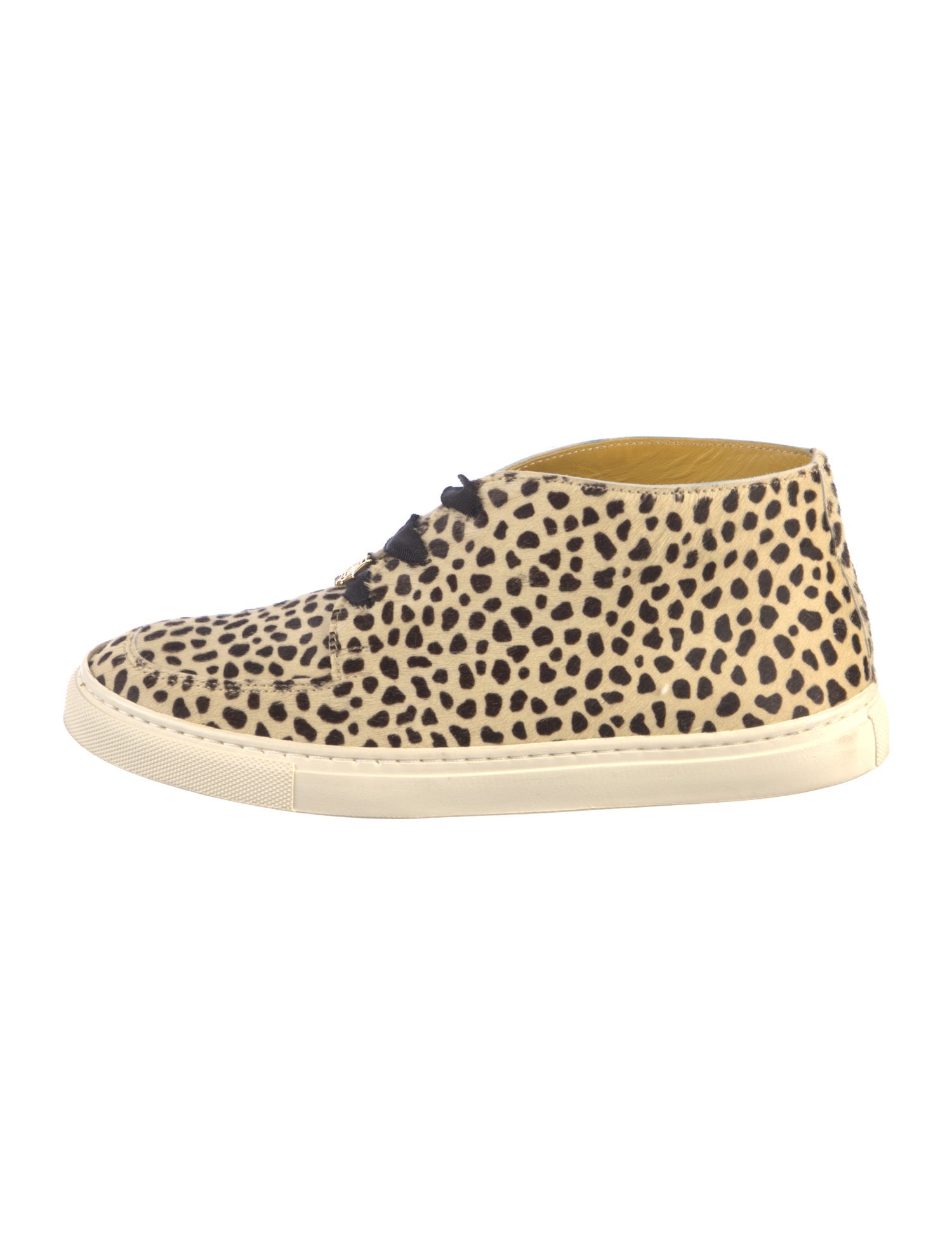 Charlotte Olympia Ponyhair Printed Sneakers