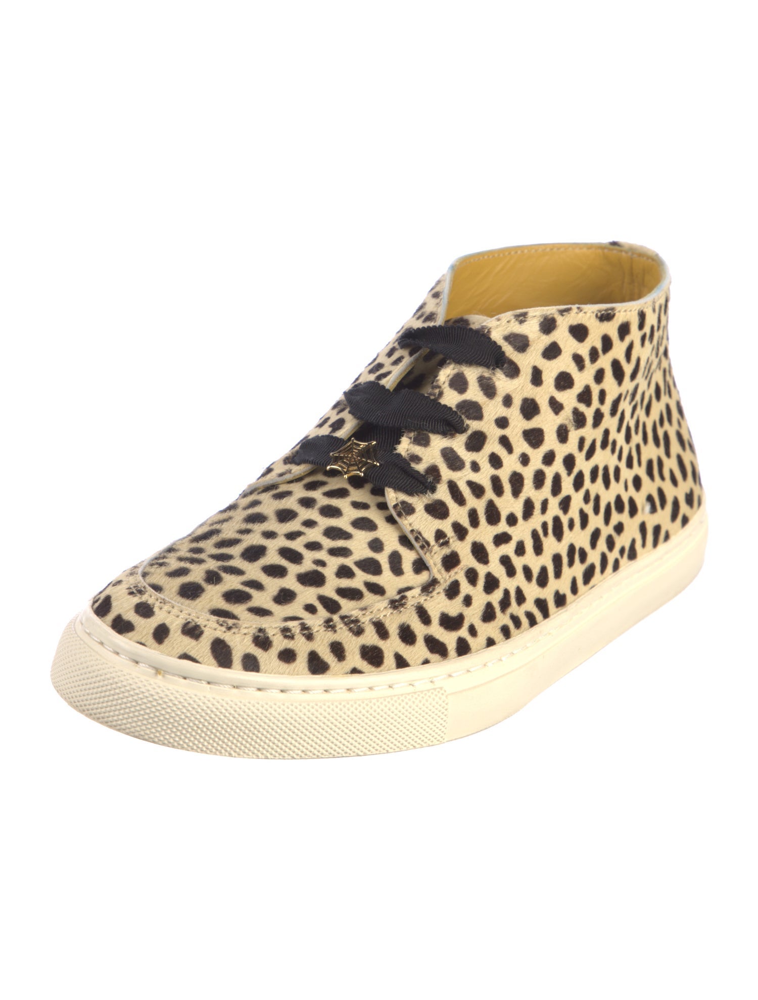 Charlotte Olympia Ponyhair Printed Sneakers