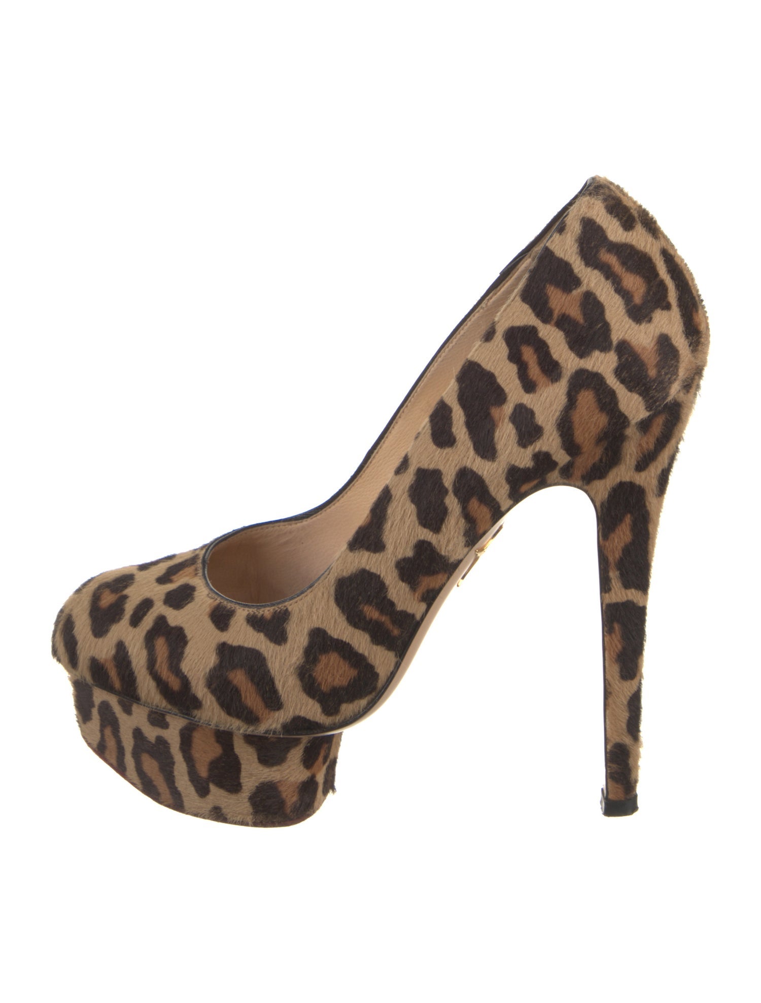 Charlotte Olympia Ponyhair Animal Print Pumps