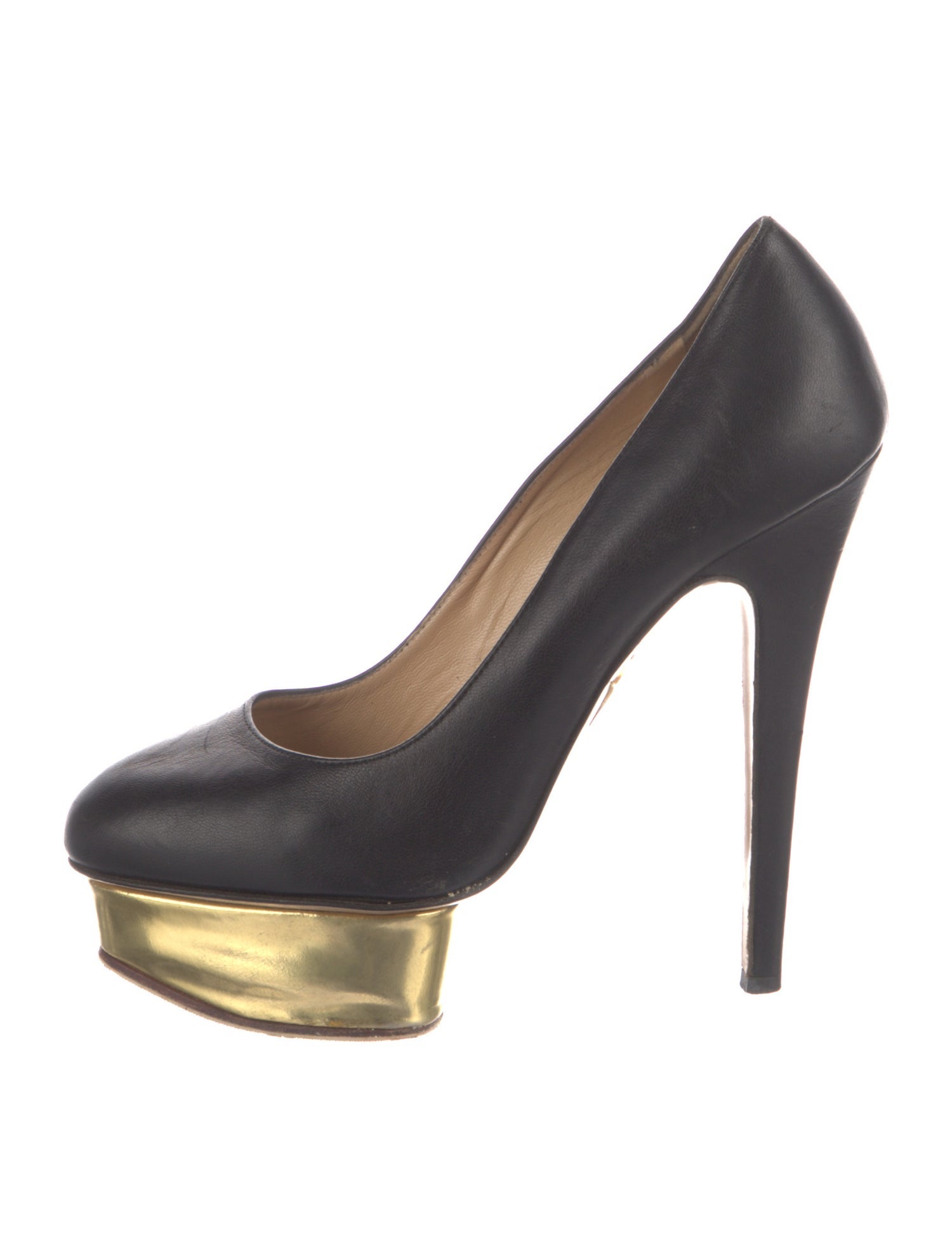 Charlotte Olympia Leather Pumps