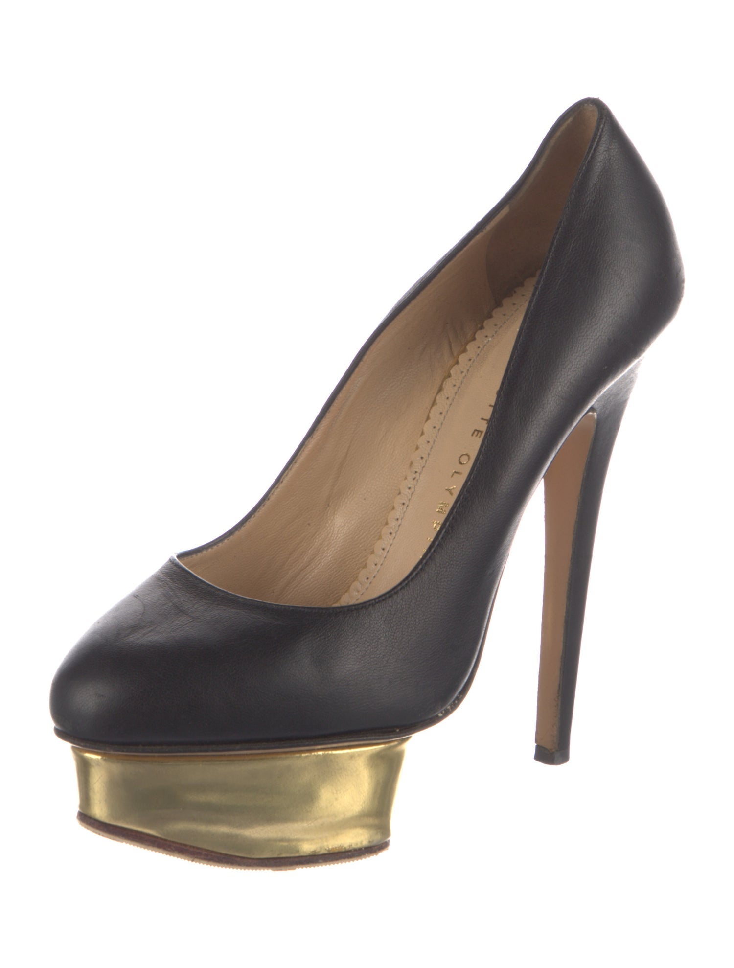 Charlotte Olympia Leather Pumps