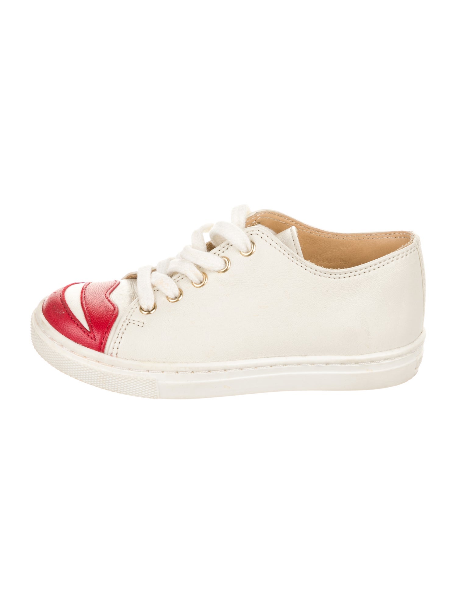 Charlotte Olympia Toddler Girls' Lips Motif Low Top Sneakers