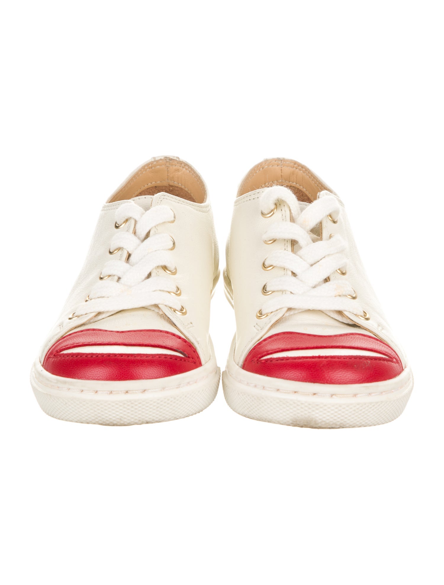 Charlotte Olympia Toddler Girls' Lips Motif Low Top Sneakers