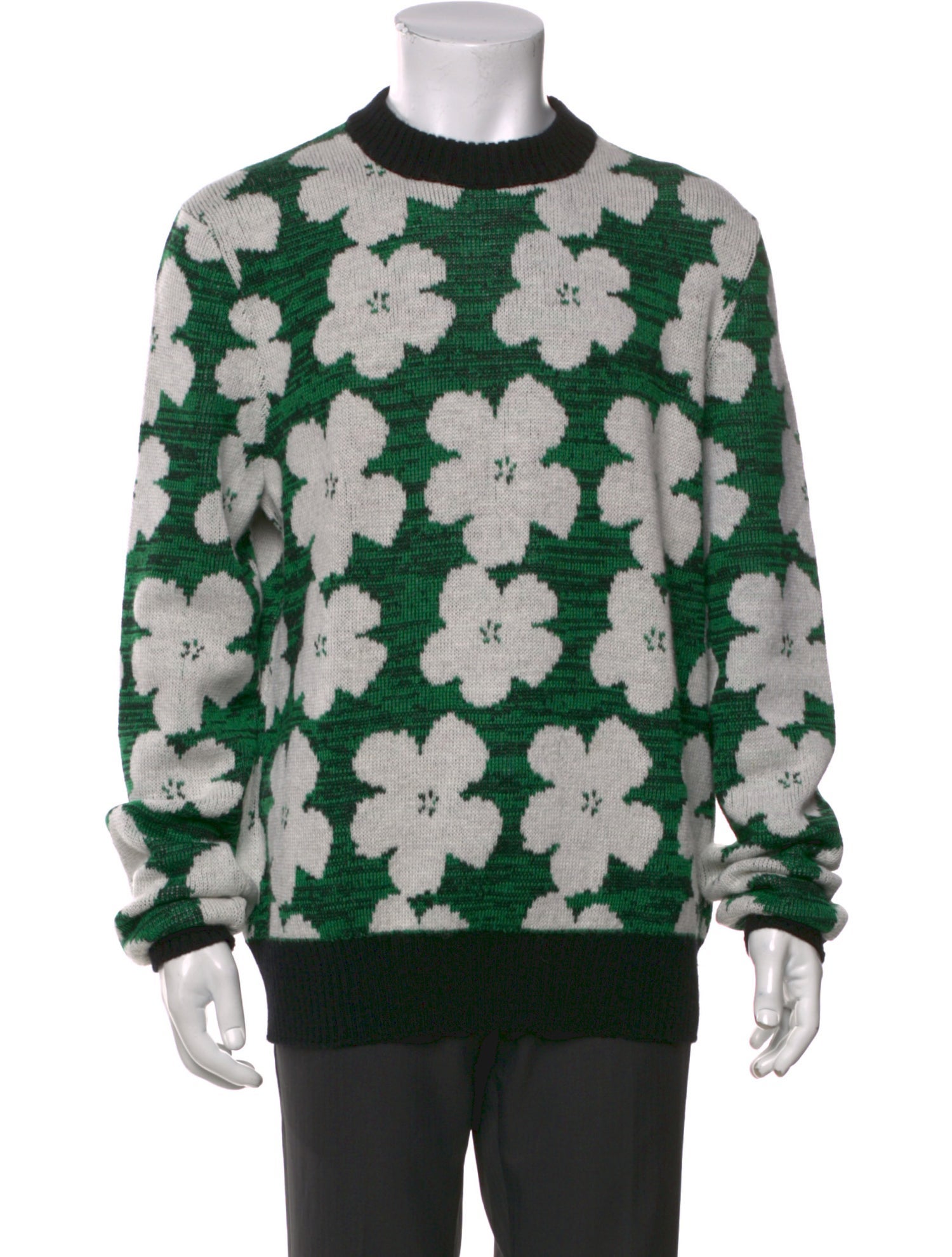 Calvin Klein x Andy Warhol Wool Floral Print Pullover