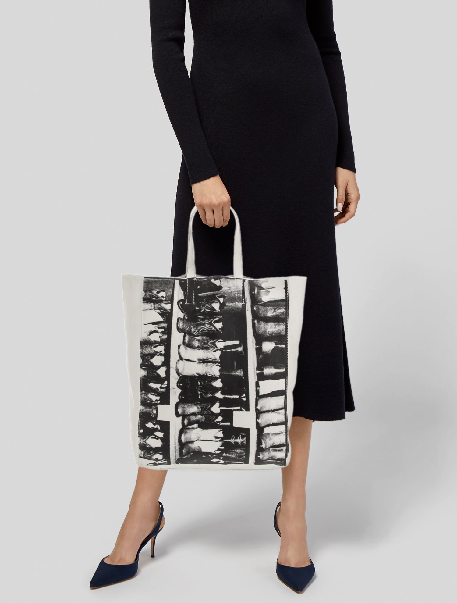 Calvin Klein x Andy Warhol Leather Tote