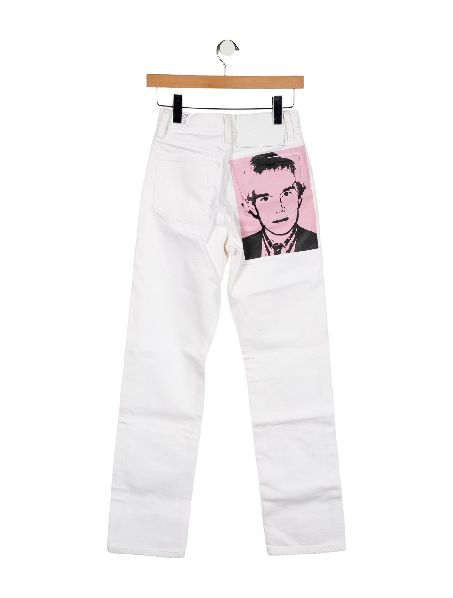 Calvin Klein x Andy Warhol Mid-Rise Straight Leg Jeans
