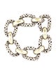 Charles Krypell Two-Tone Ivy Link Bracelet