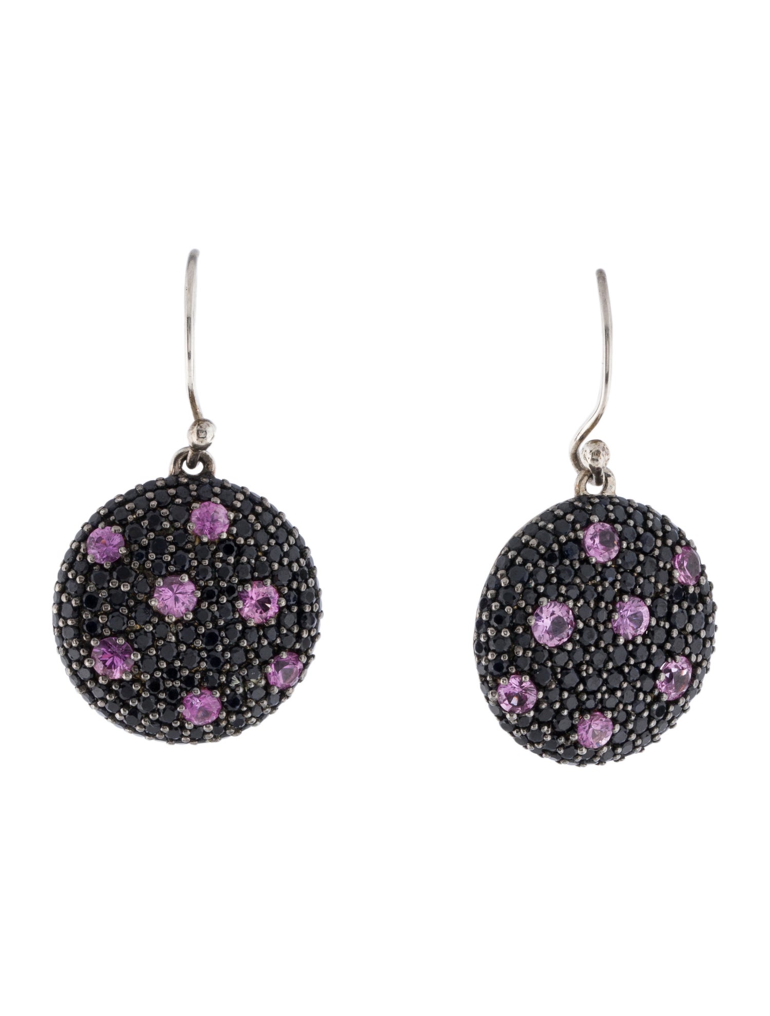 Charles Krypell Pave Drop Earrings
