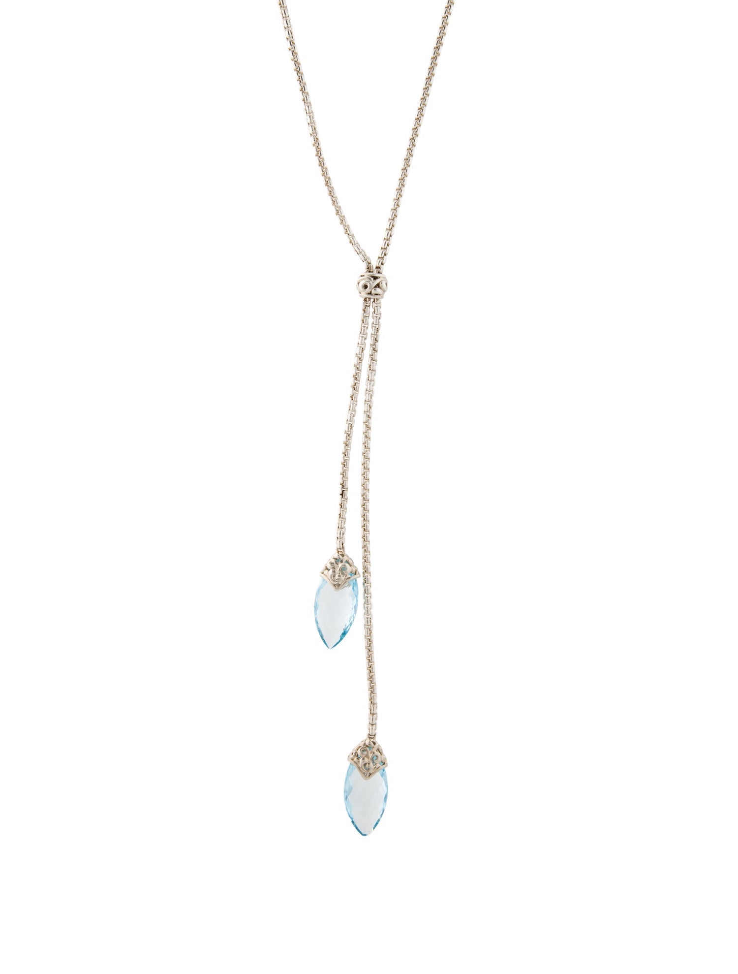 Charles Krypell Topaz Lavalier Necklace