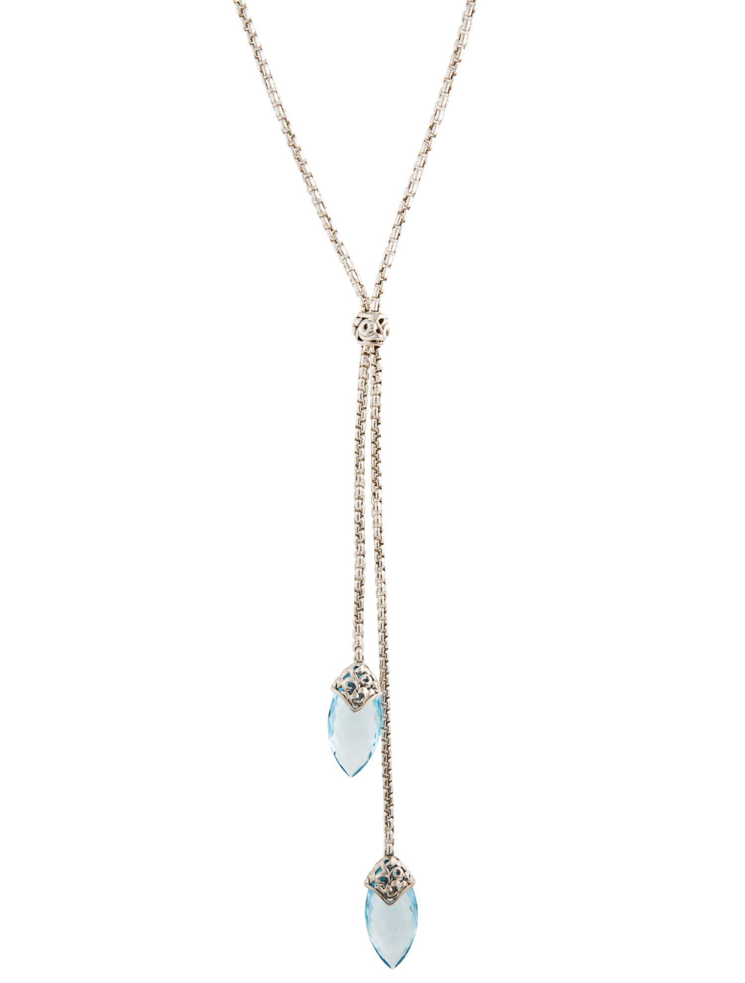 Charles Krypell Topaz Lavalier Necklace