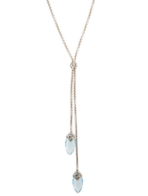 Charles Krypell Topaz Lavalier Necklace