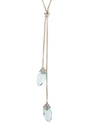 Charles Krypell Topaz Lavalier Necklace