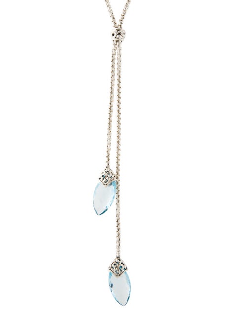 Charles Krypell Topaz Lavalier Necklace