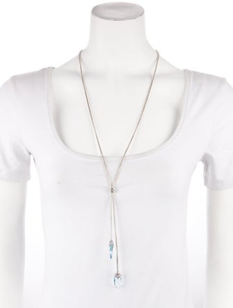 Charles Krypell Topaz Lavalier Necklace