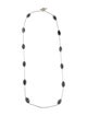 Charles Krypell Quartz & Hemantine Doublet Station Necklace