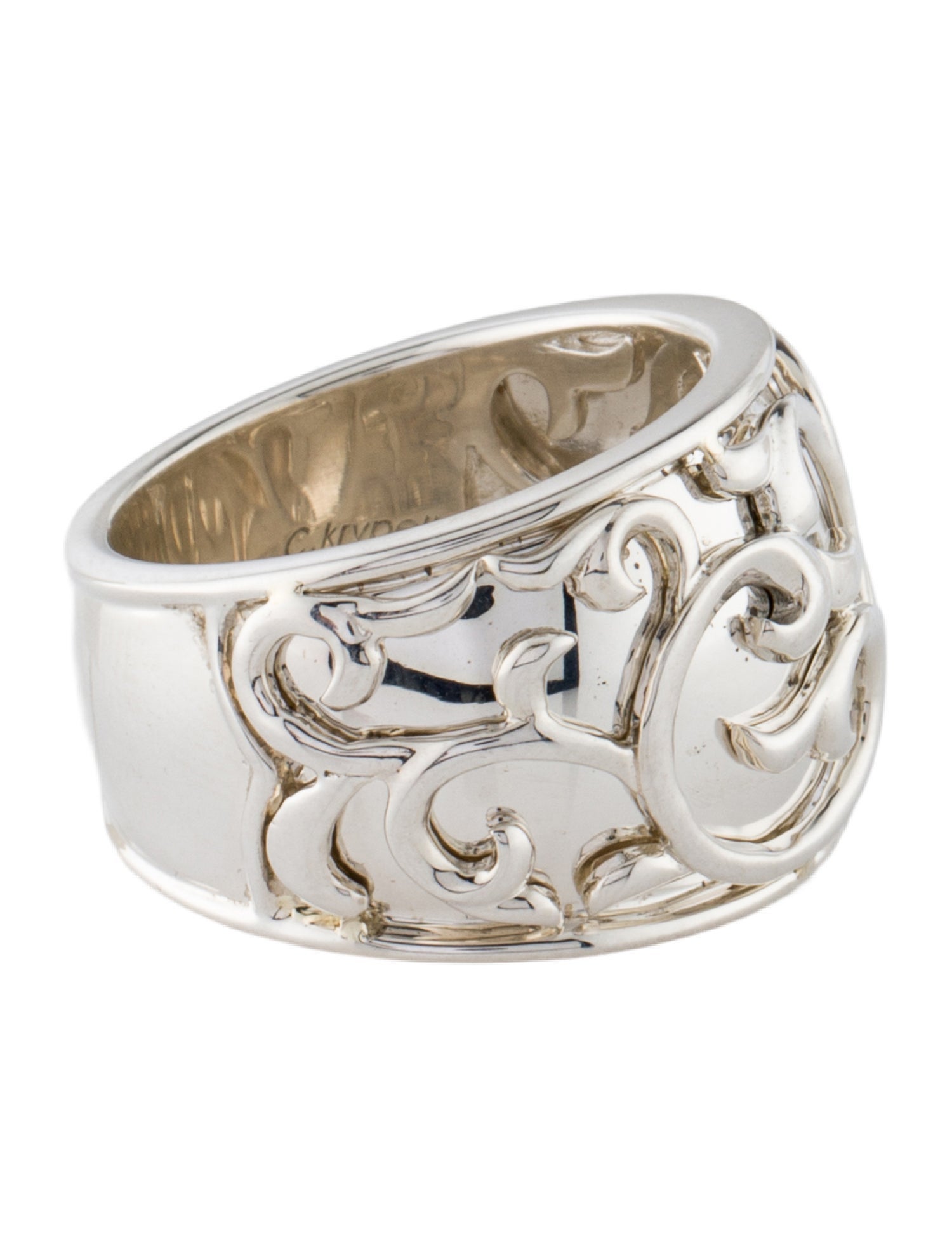 Charles Krypell Lace Band Ring