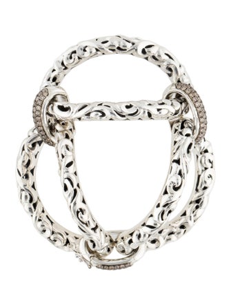 Charles Krypell Diamond Link Bracelet