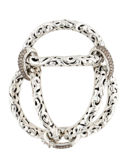 Charles Krypell Diamond Link Bracelet