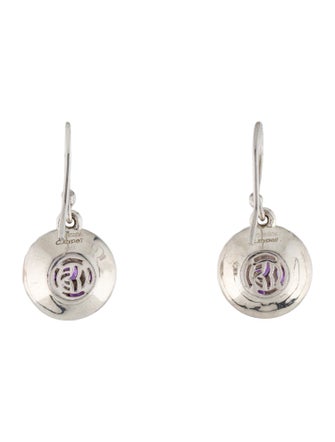 Charles Krypell Amethyst & Sapphire Drop Earrings