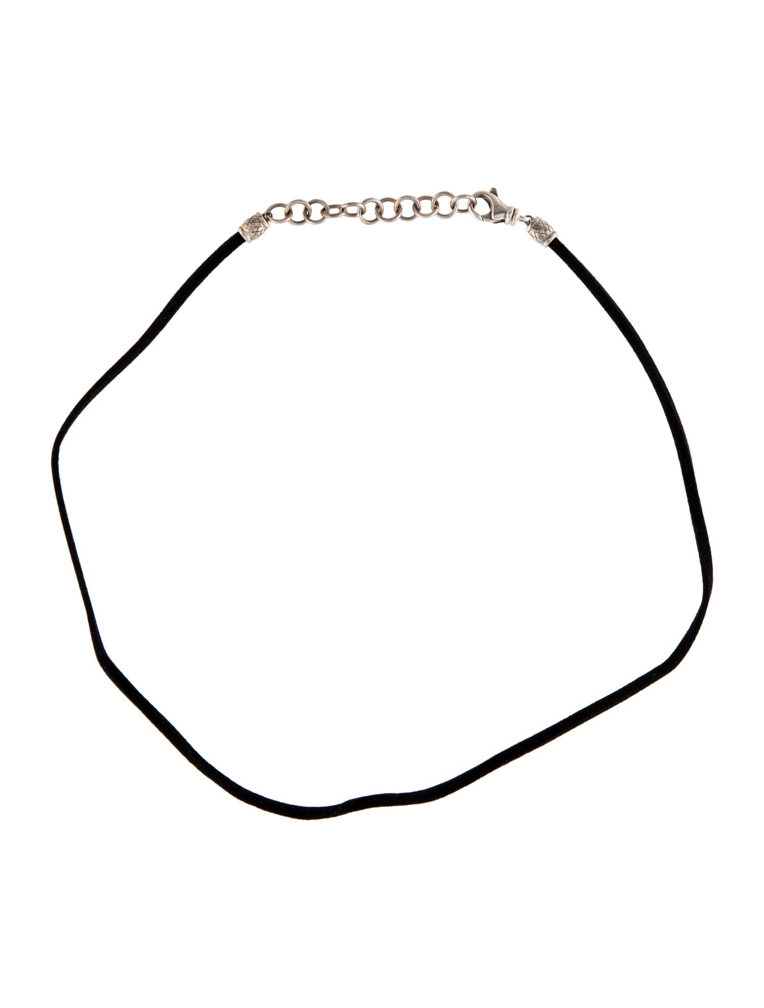 Charles Krypell Suede Cord Necklace