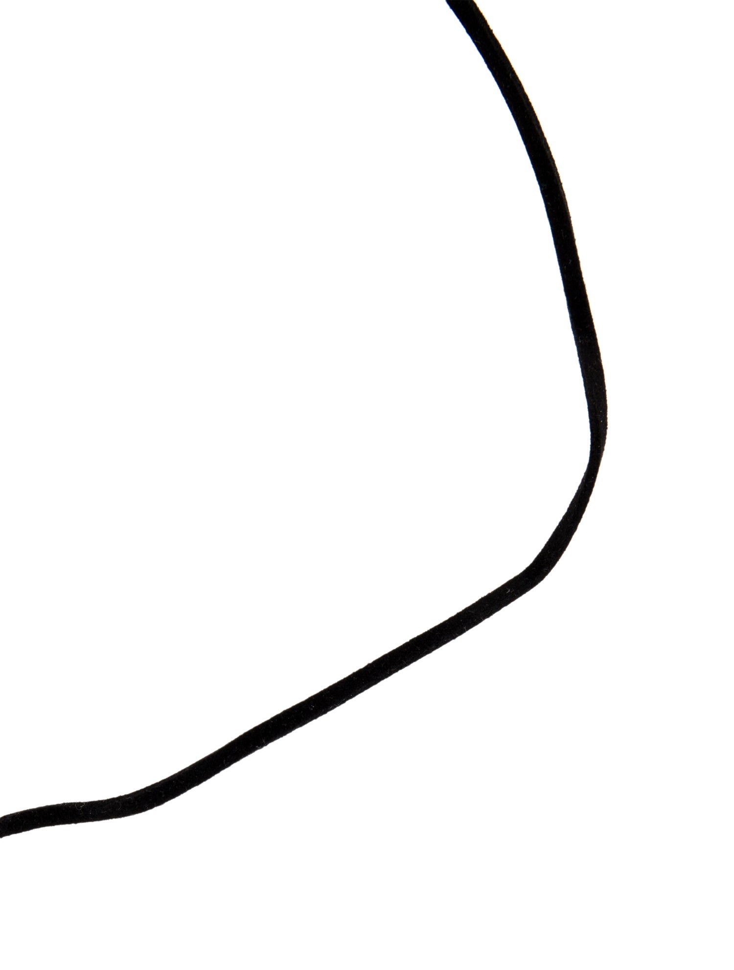 Charles Krypell Suede Cord Necklace