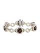 Charles Krypell Smoky Quartz Link Bracelet
