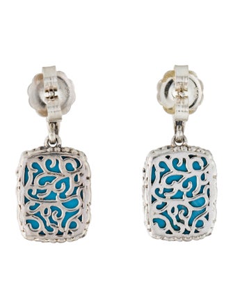 Charles Krypell Quartz Doublet Drop Earrings