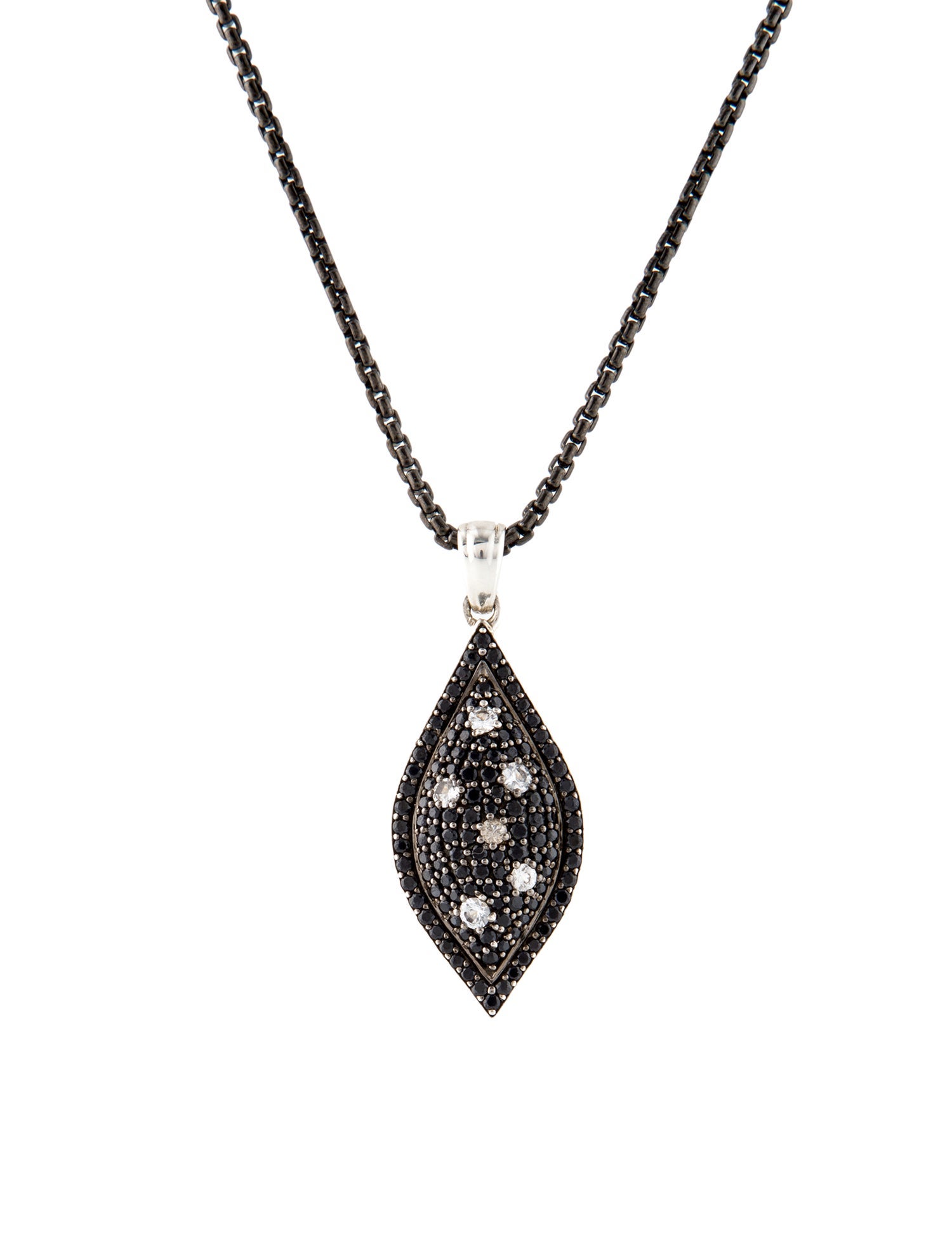 Charles Krypell Sapphire Starlight Pendant Necklace