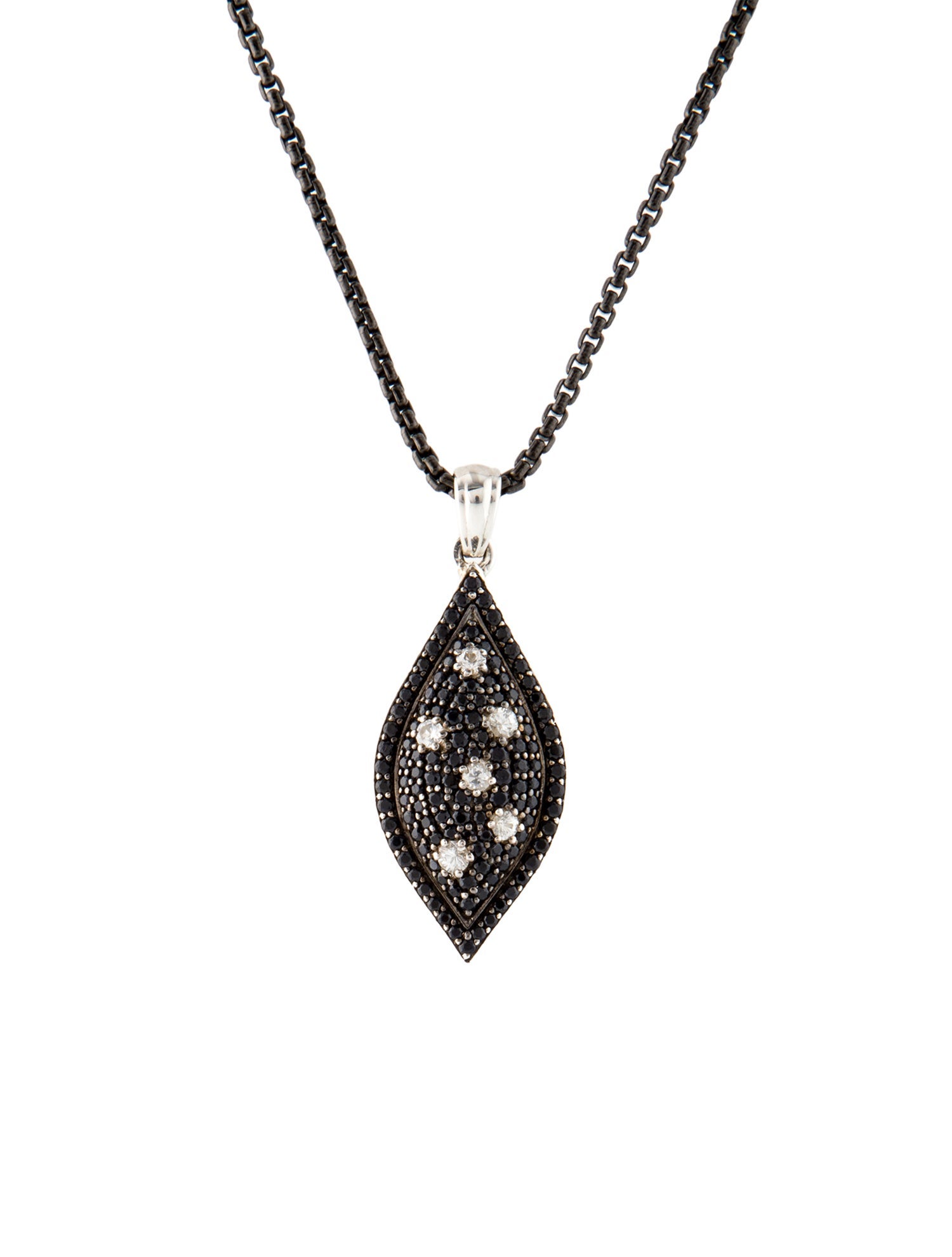 Charles Krypell Sapphire Starlight Pendant Necklace