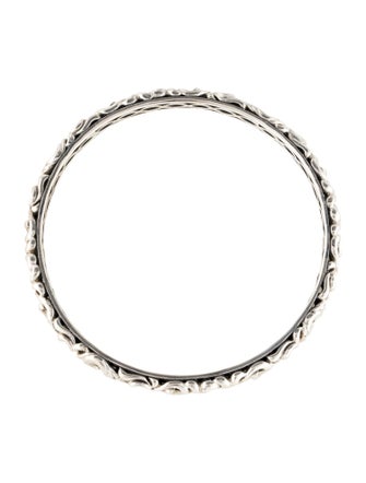 Charles Krypell Vine Motif 'I ♡ YOU TOMORROW' Bangle Bracelet