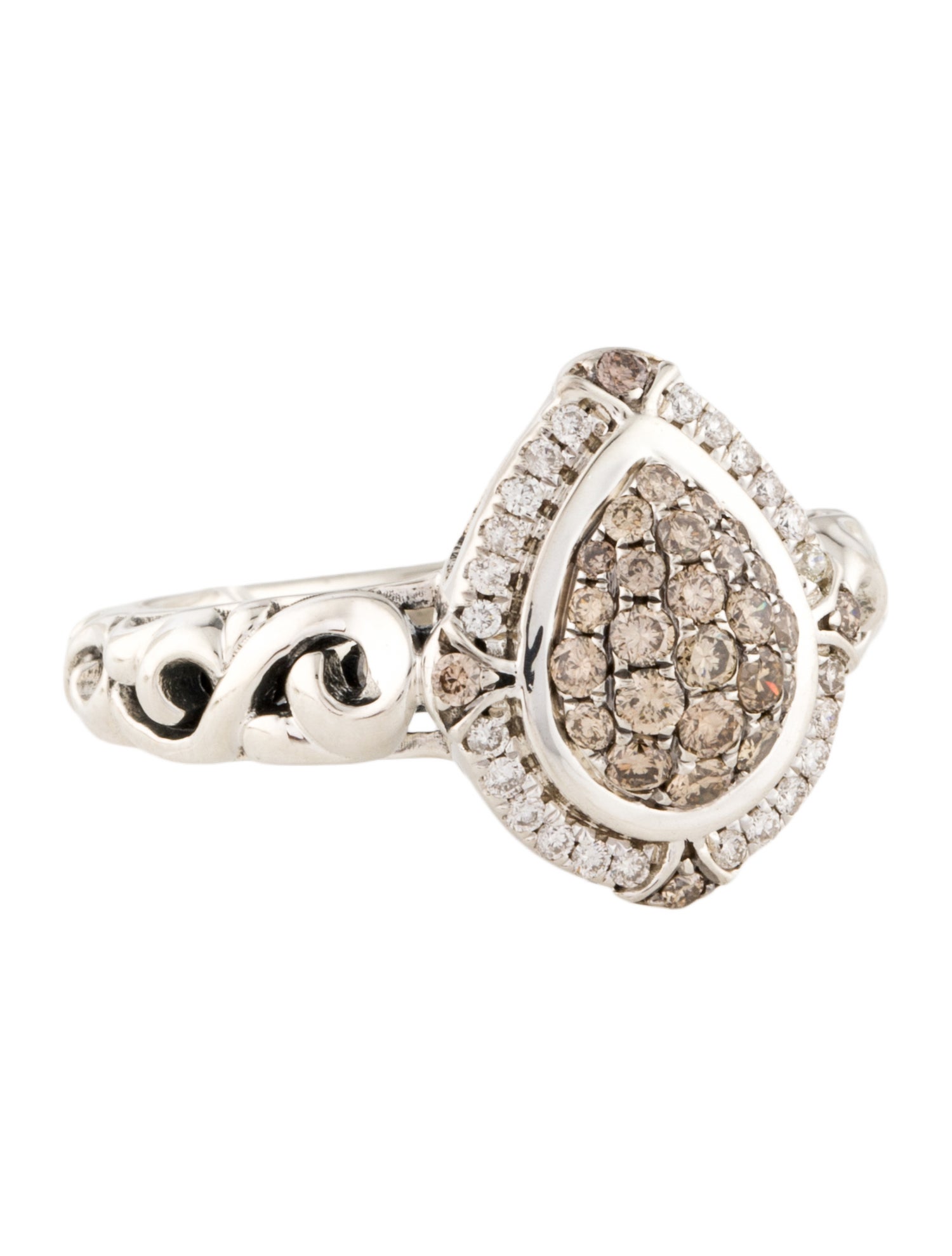 Charles Krypell Diamond Pavé Cocktail Ring